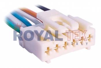 FICHA DE CONEXION ROYALTEK FICHA DE CONEXION ROYALTEK 6 (SEIS) VIAS FARO TRASERO FIAT PALIO FIRE - VENTA EN PAQUETES DE 5 UNIDADES ---